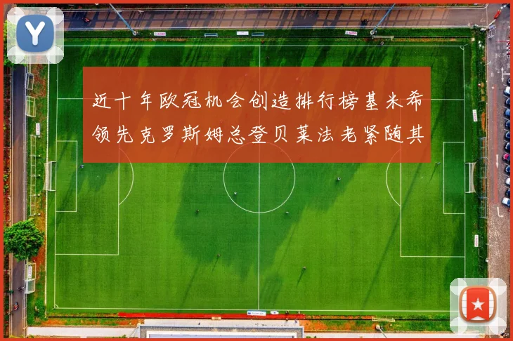 近十年欧冠机会创造排行榜基米希领先克罗斯姆总登贝莱法老紧随其后